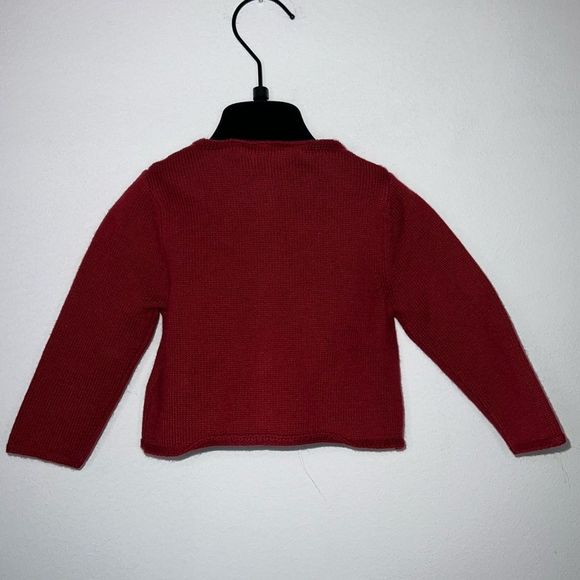 Chloé Red Button Down Cardigan - Picture 2 of 10